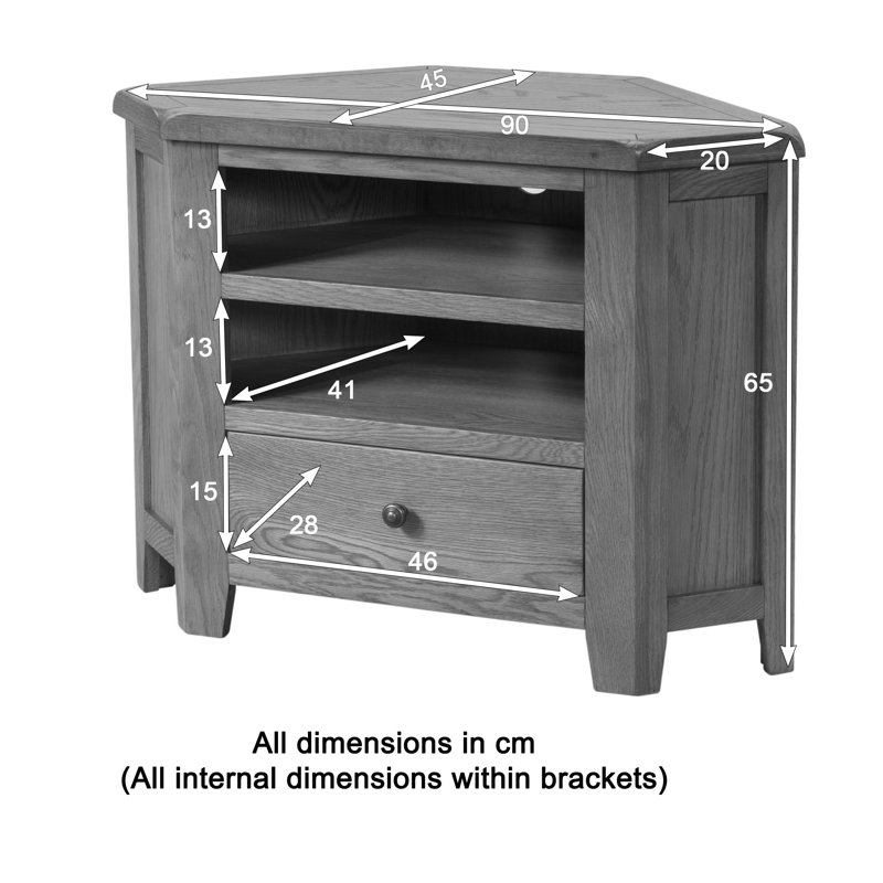 Gracie Oaks Rothbury Solid Wood TV Stand for TVs up to 40" & Reviews Wayfair.co.uk